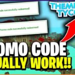 Canjea ítems en Theme Park Tycoon de Roblox